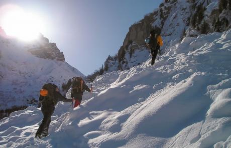 Schneetouren im Kleinwalsertal